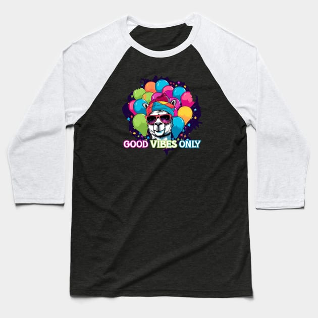 GOOD VIBES ONLY Baseball T-Shirt by Pixy Official